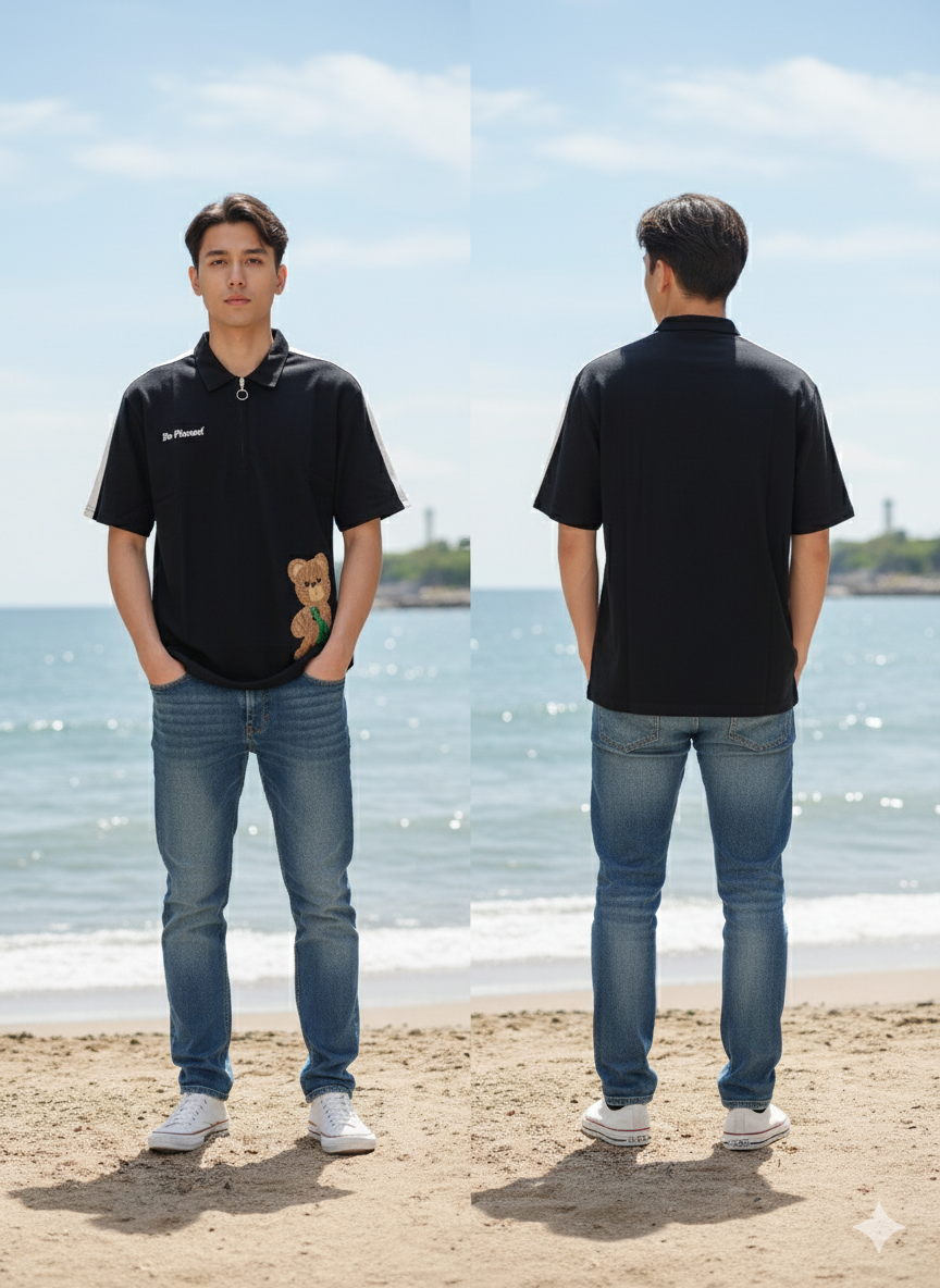 The "Urban Bear" Polo T-Shirt - Image 3