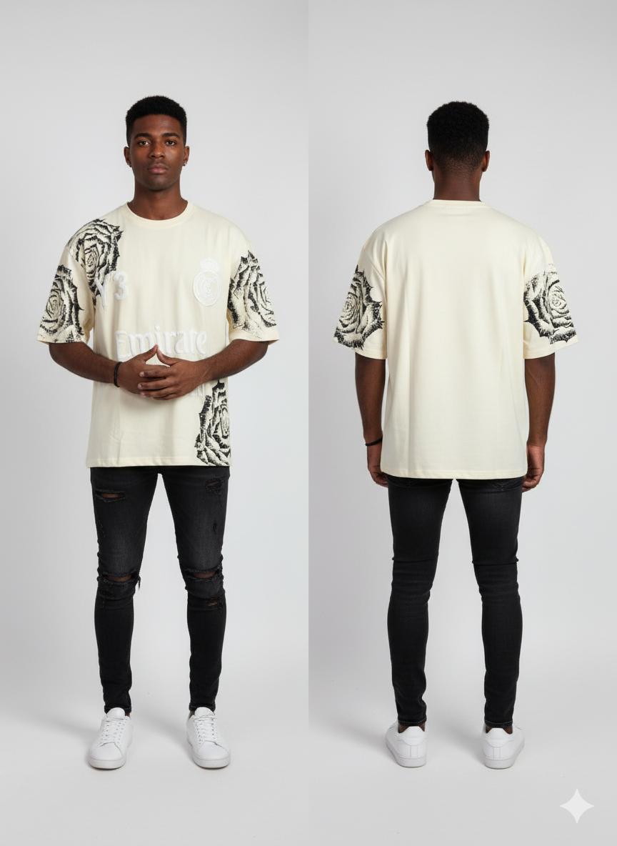 Floral Real EMIRATES Oversized T-Shirt - Image 2