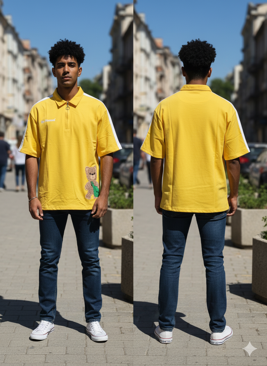 The "Urban Bear" Polo T-Shirt - Image 4