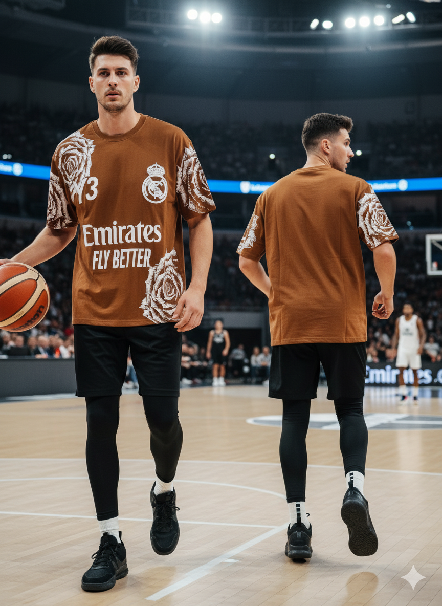 Floral Real EMIRATES Oversized T-Shirt