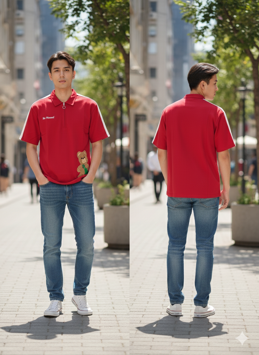 The "Urban Bear" Polo T-Shirt - Image 9